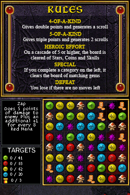 Puzzle Quest: Challenge of the Warlords screenshot 4 for Wii